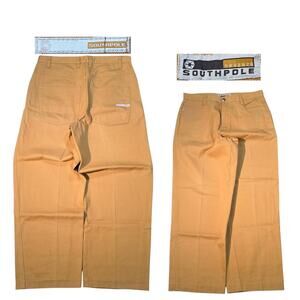 Y2K Baggy Yellow South Pole Jeans (34x30)
